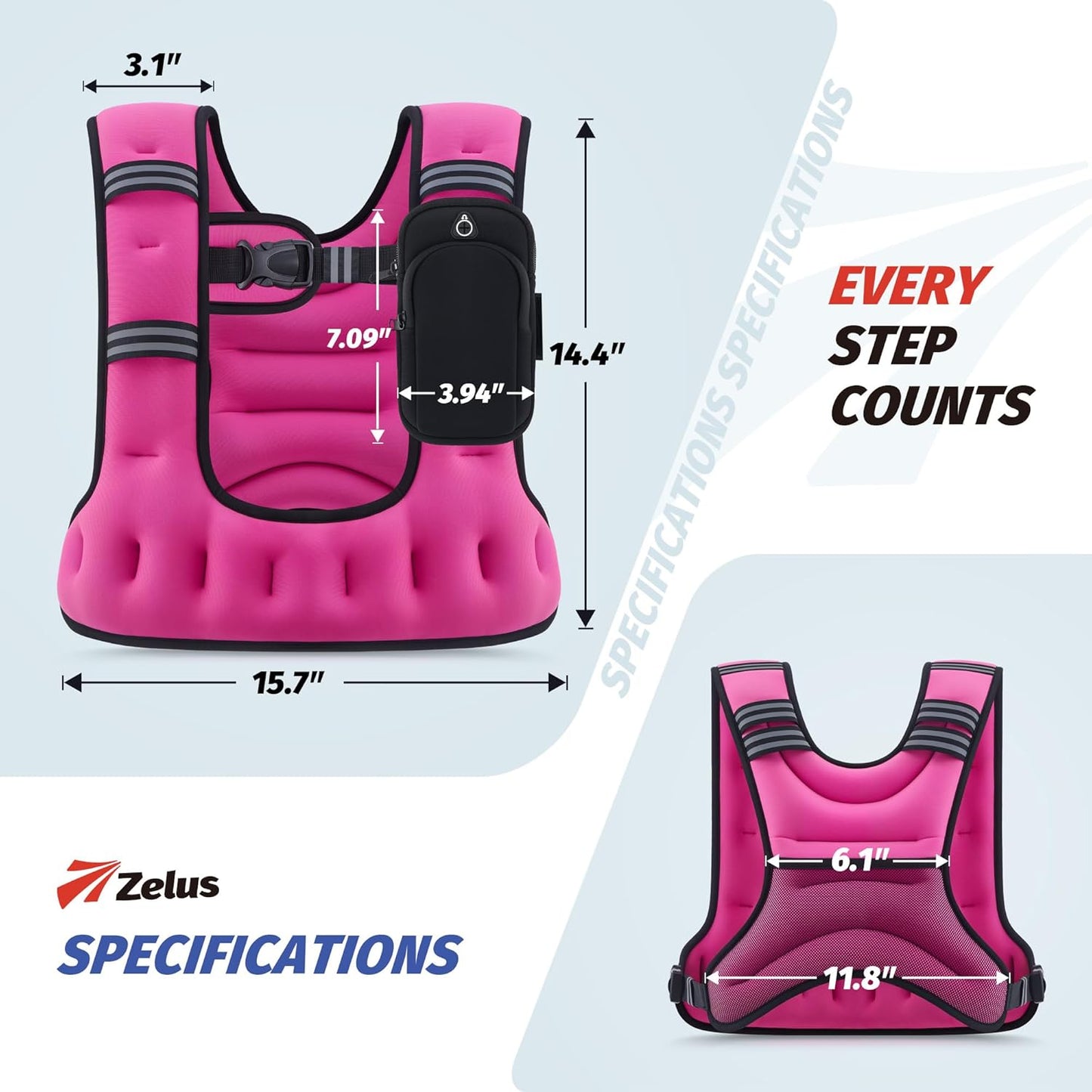 ZELUS U-Shaped Weighted Vest