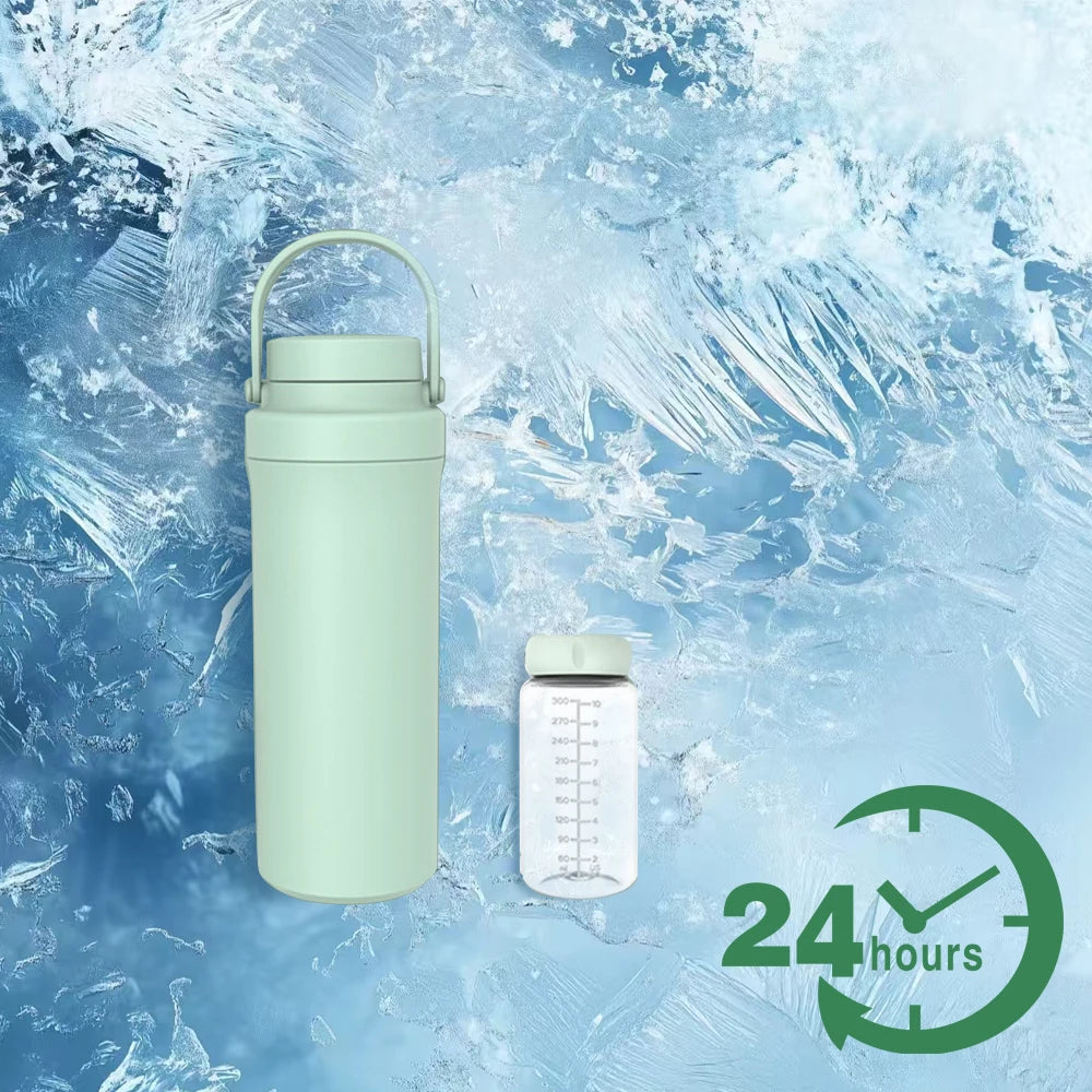 Breast milk cooler bottle, 360 24-hour cooling technology, high-capacity travel portable breast milk cooler