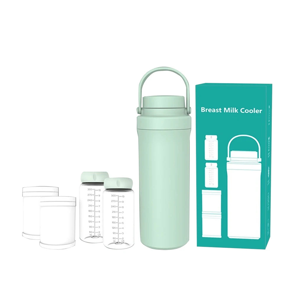 Breast milk cooler bottle, 360 24-hour cooling technology, high-capacity travel portable breast milk cooler