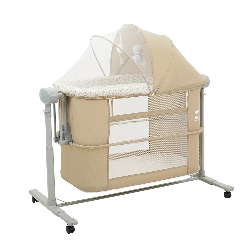 P763D02 Cool portable crib Electric crib with mosquito net and toys