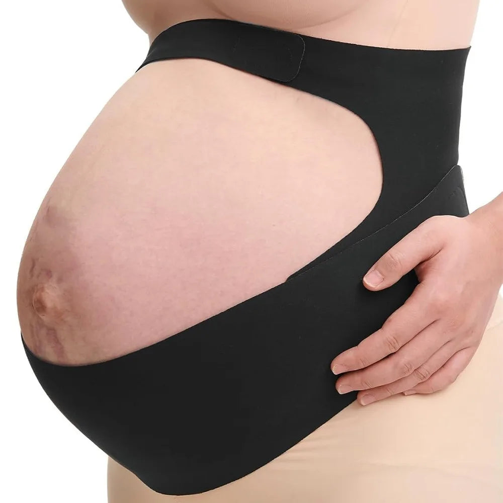 New One-Piece Maternity Belt Waist Care Thin Back Clothes Belt Adjustable Maternity Abdomen Brace Protector Pregnancy Support