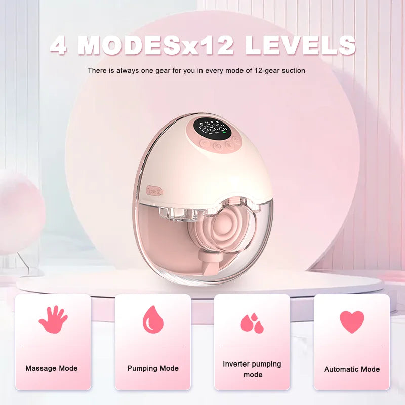 Hands-Free Electric Wearable Breast Pump