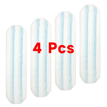 4/8 Pcs Replacement Rags for Vileda H2prO/O-Cedar H2prO Flat Mop System,Washable Reusable Microfiber Mop Pad