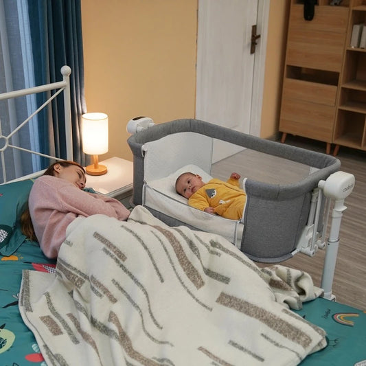 P763D02 Cool portable crib Electric crib with mosquito net and toys
