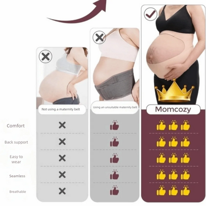 New One-Piece Maternity Belt Waist Care Thin Back Clothes Belt Adjustable Maternity Abdomen Brace Protector Pregnancy Support