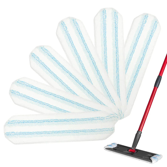 4/8 Pcs Replacement Rags for Vileda H2prO/O-Cedar H2prO Flat Mop System,Washable Reusable Microfiber Mop Pad