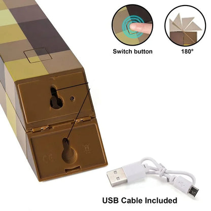 Zaklampen Zaklamp LED-nachtlampje USB oplaadbaar Slaapkamer en woonkamer Decoratief licht met gesp Kindercadeau