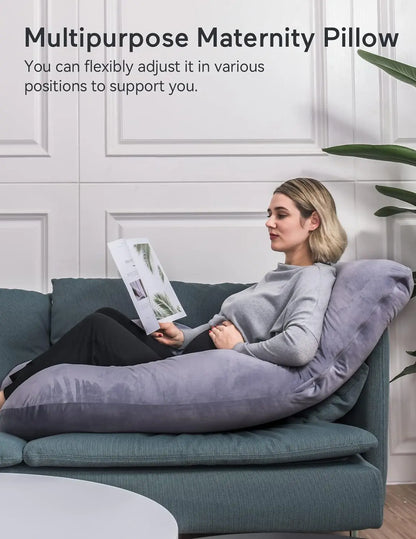Momcozy U-Shaped Full Body Pregnancy Pillow