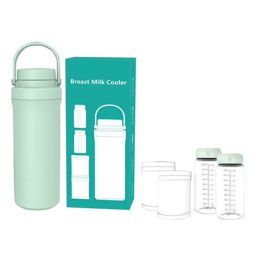 Breast milk cooler bottle, 360 24-hour cooling technology, high-capacity travel portable breast milk cooler